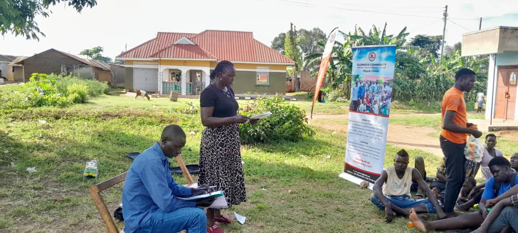 Group photo from community outreach
